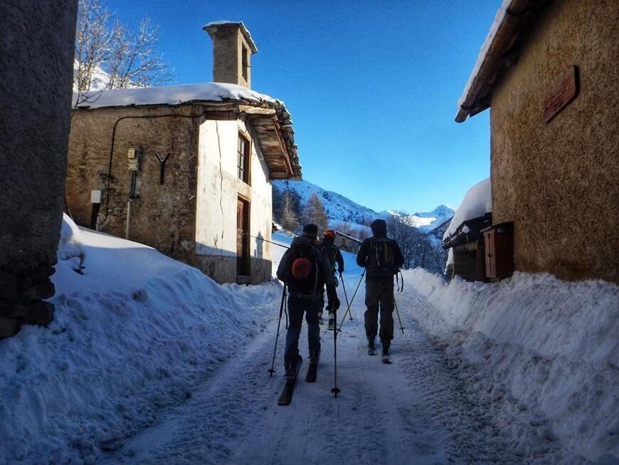 Départ de Maljasset Départ de Maljasset